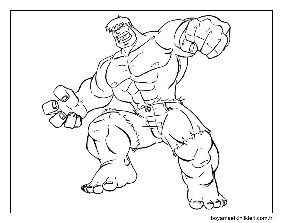 Kızgın Hulk Yumruk