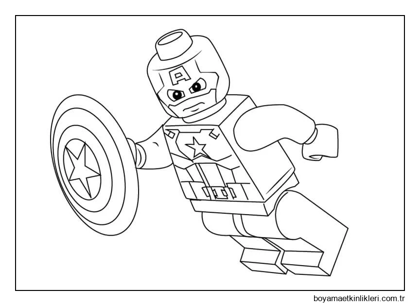 Kızgın Lego Kaptan Amerika