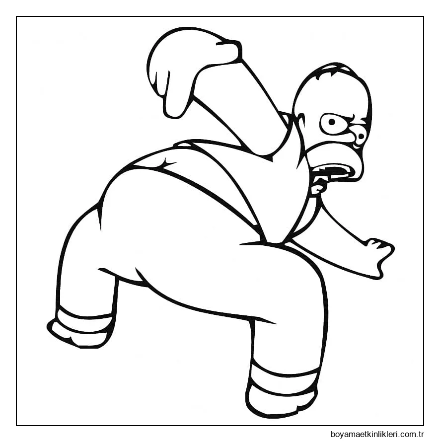 Komik Homer Simpson çizin