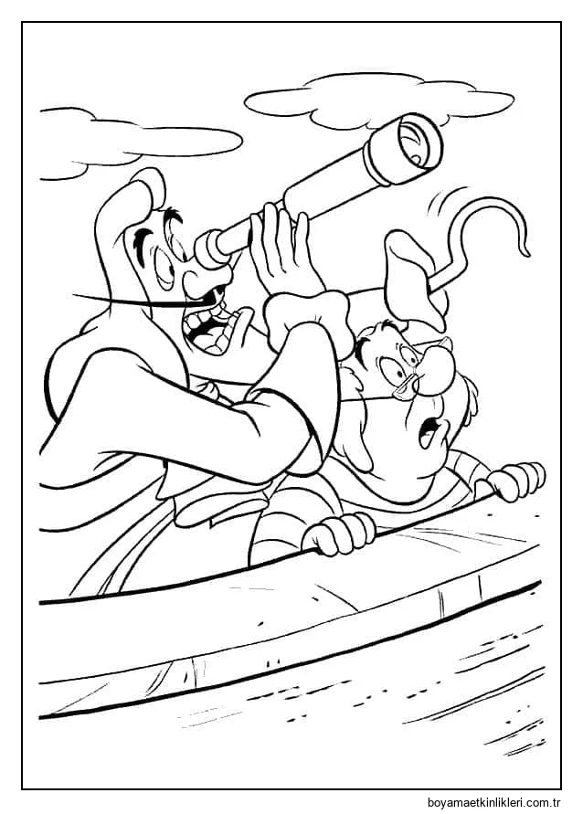Komik Kaptan Hook ve Smee