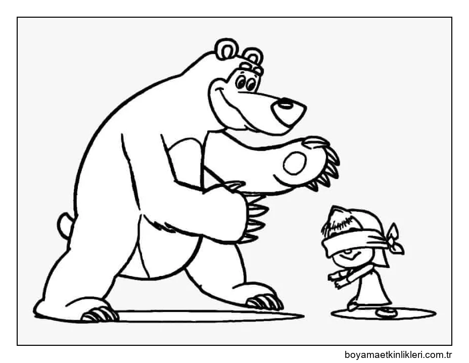 Maşa Saklambaç Oynuyor