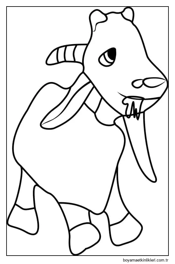 Maşa ve Ayı'daki Keçi