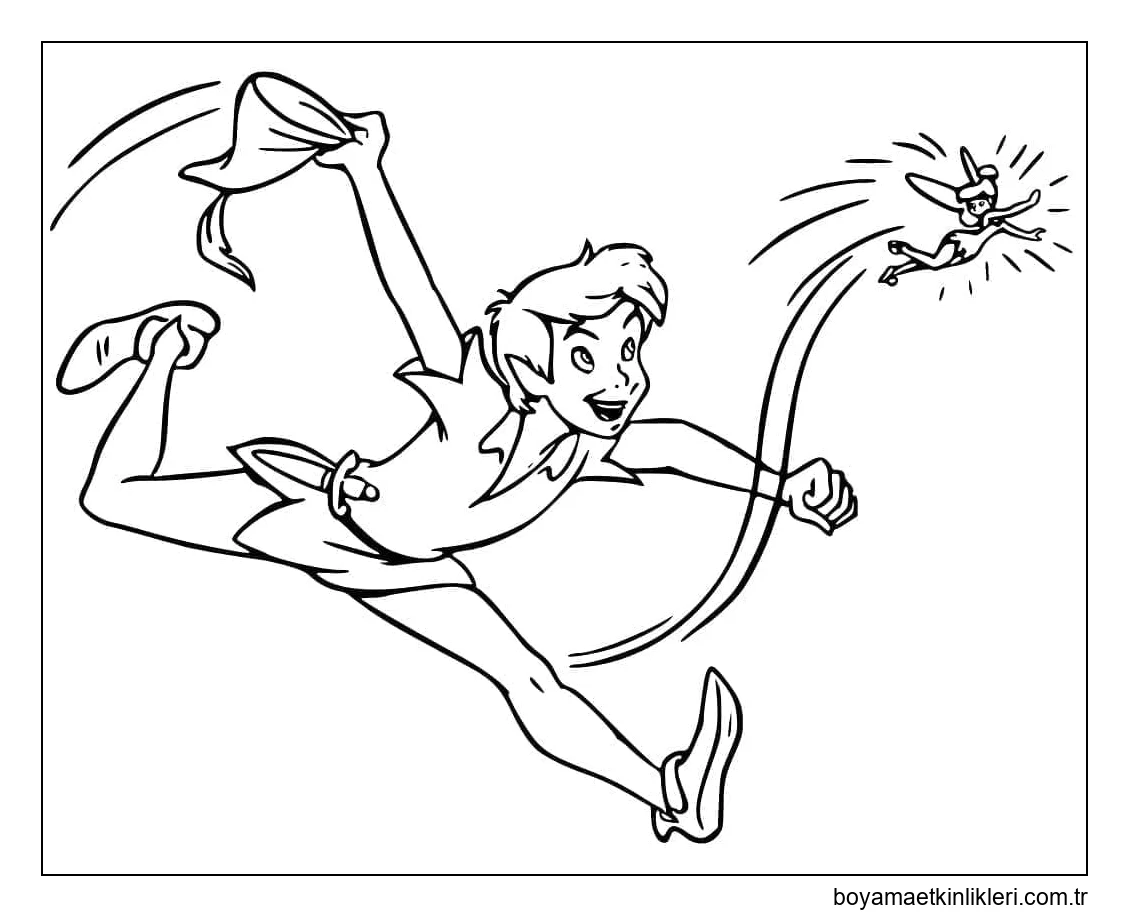 Mutlu Peter Pan ve Tinker Bell