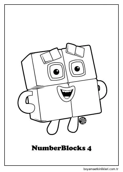 NumberBlocks 4 Eğlenceli