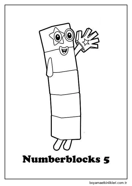 NumberBlocks 5 Eğlenceli