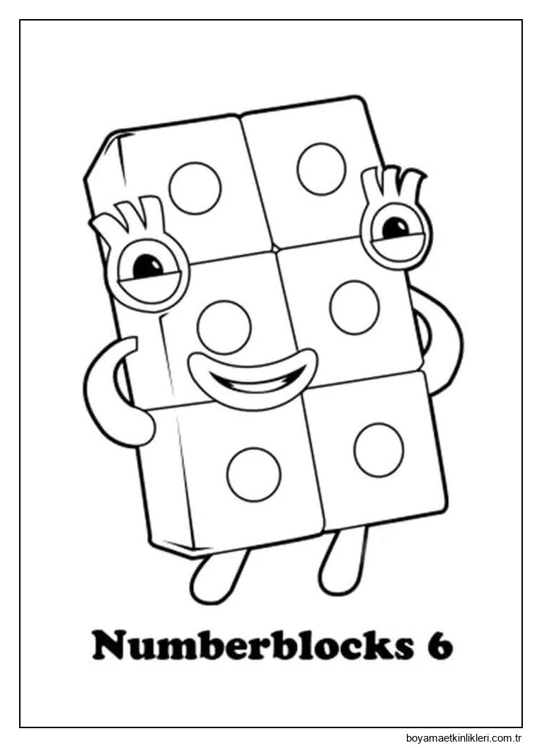 NumberBlocks 6 Eğlenceli