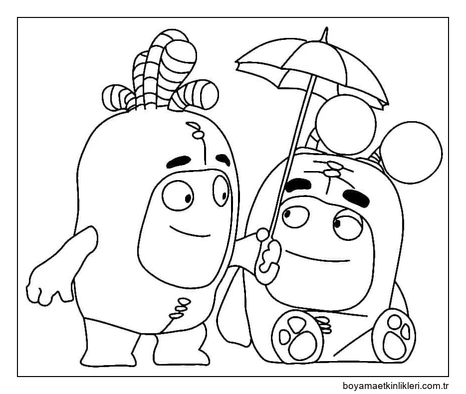 Oddbods'tan Bubbles ve Slick