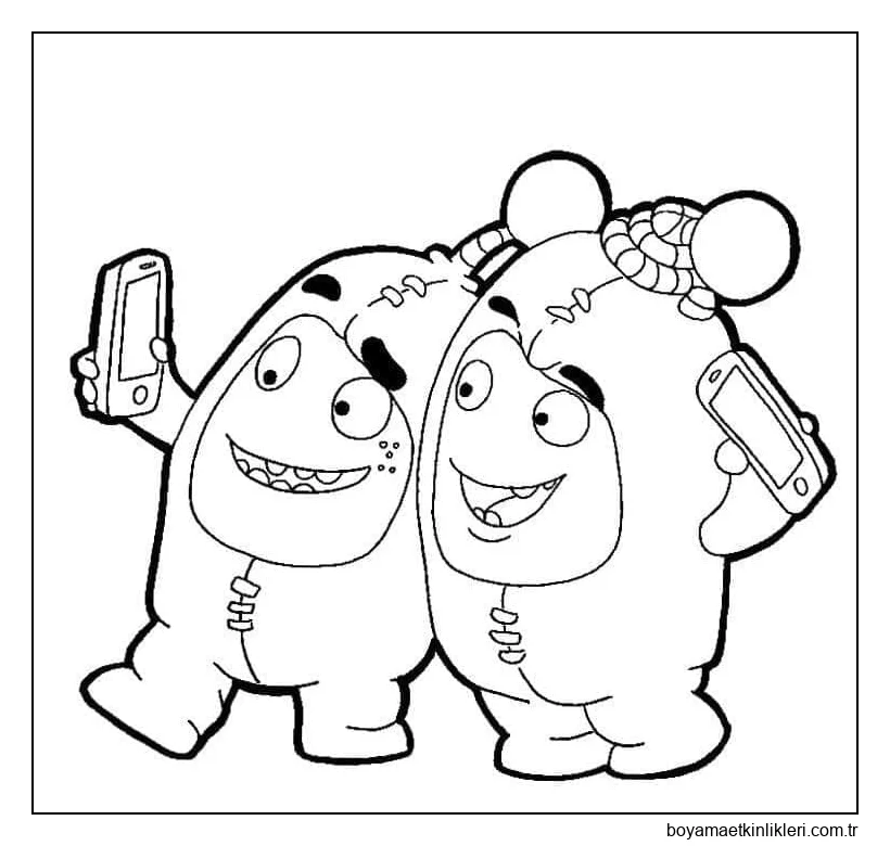 Oddbods'tan Jeff ve Newt