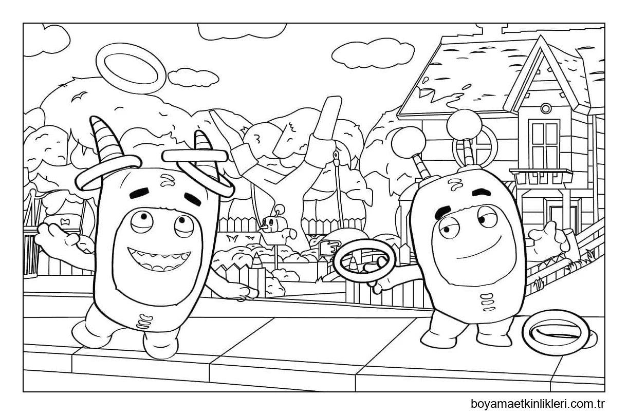 Oddbods'tan Pogo ve Slick