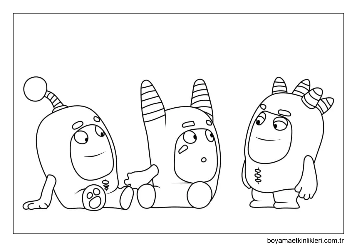 Oddbods Yazdırılabilir