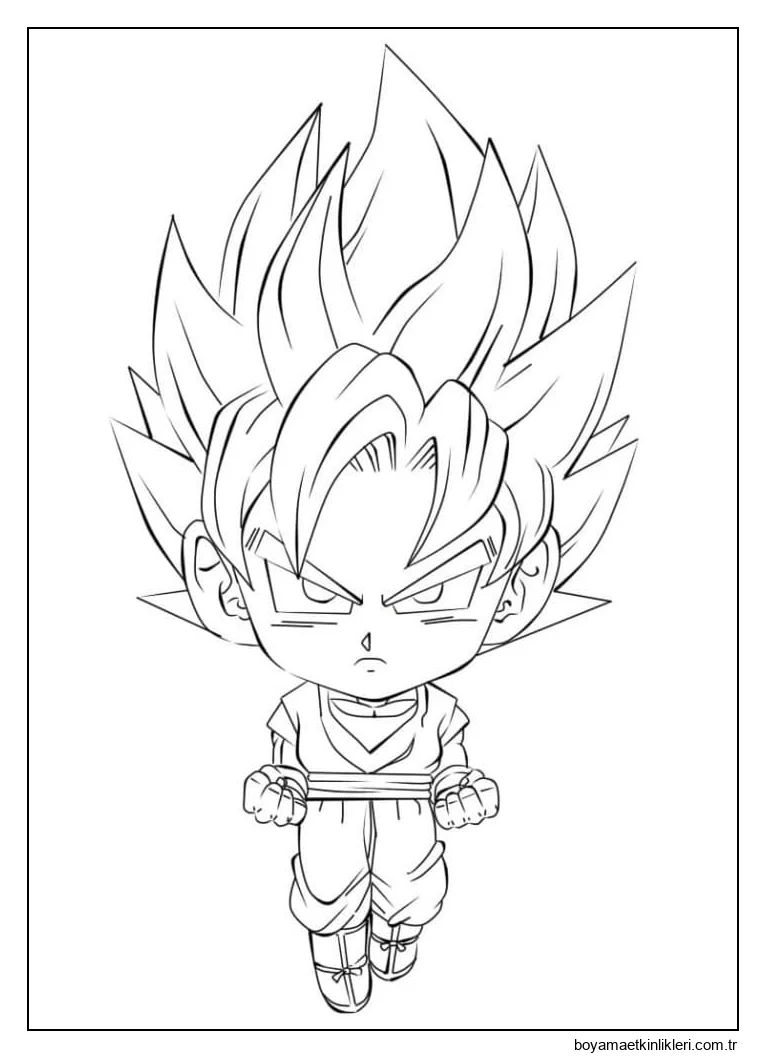 Öfkeli Chibi Goku Özgür
