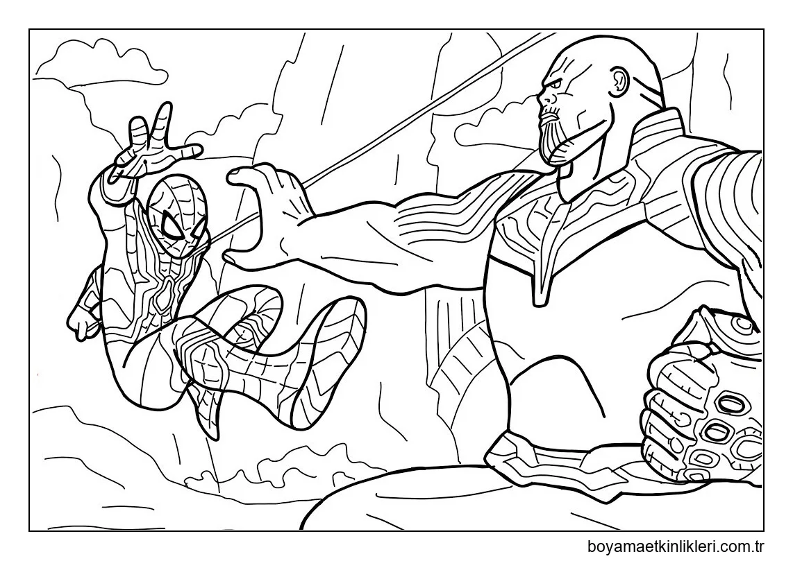 Örümcek Adam Vs Thanos