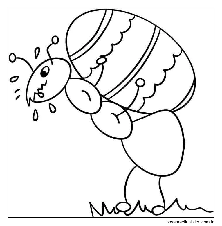 Paskalya Yumurtası Taşıyan Karınca