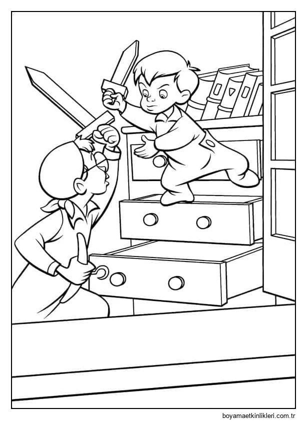 Peter Pan'dan Michael ve John Darling