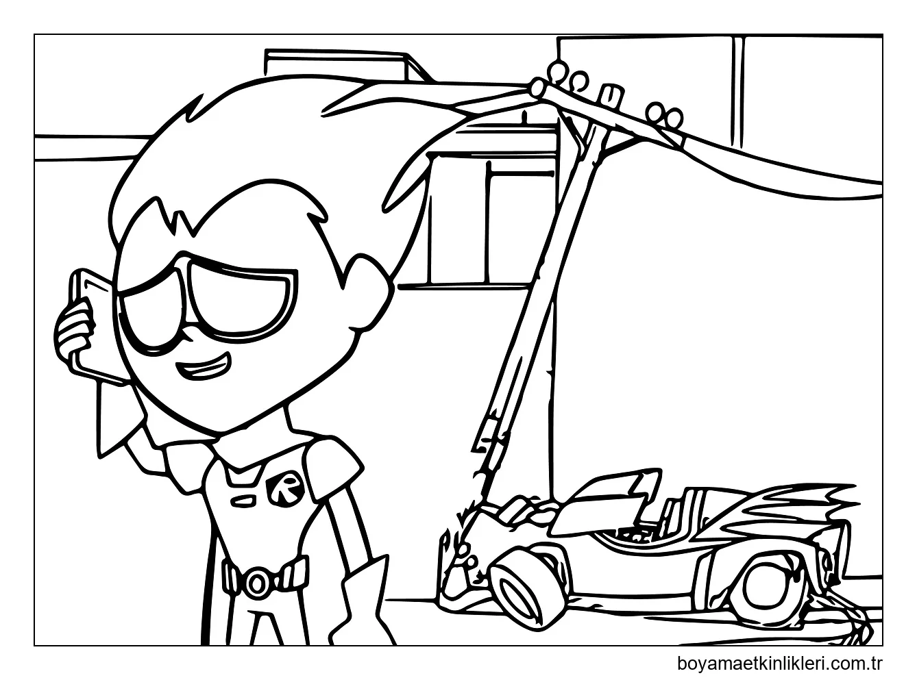 Robin Arabayı Çarpıyor