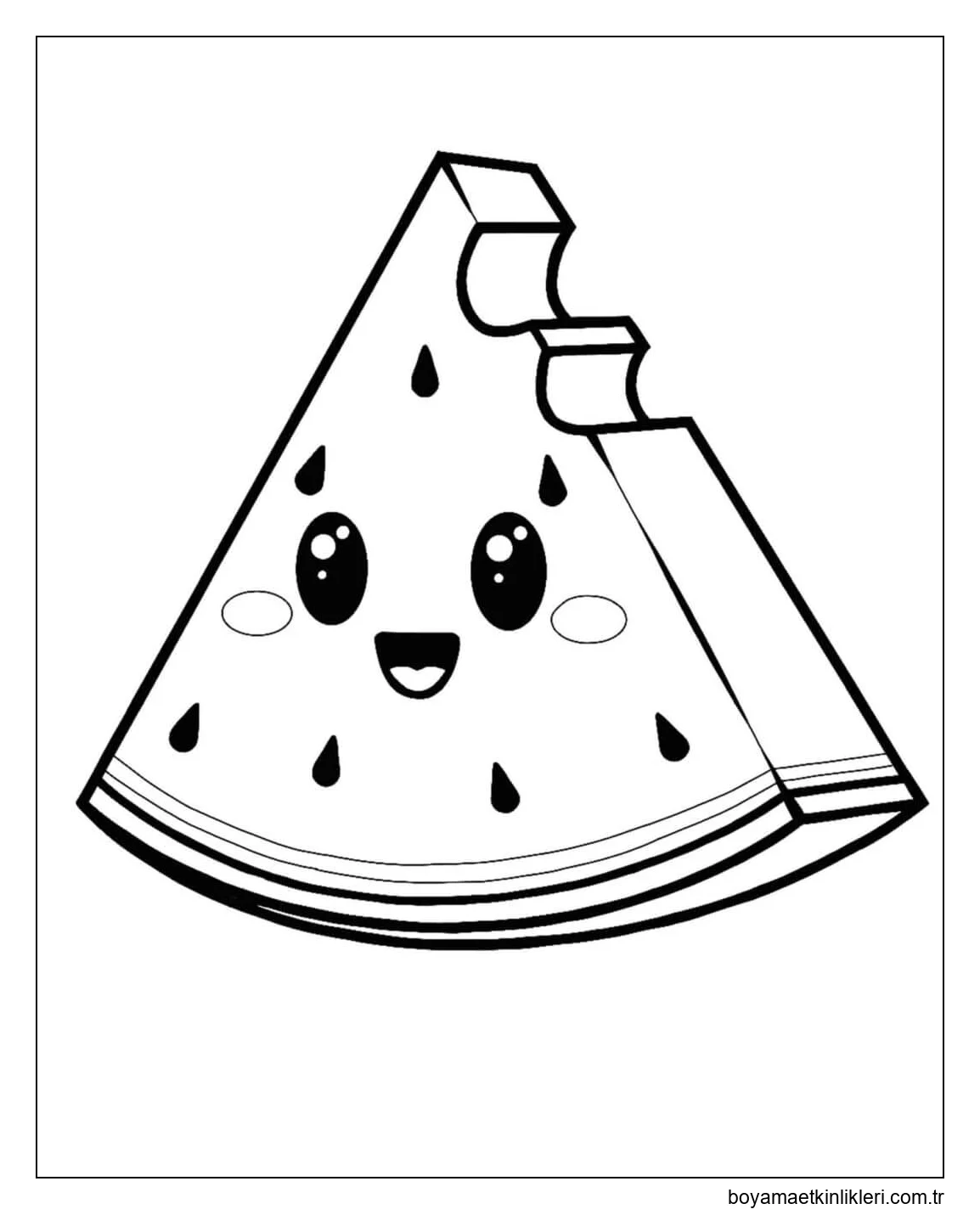 Sevimli Karpuz Dilim