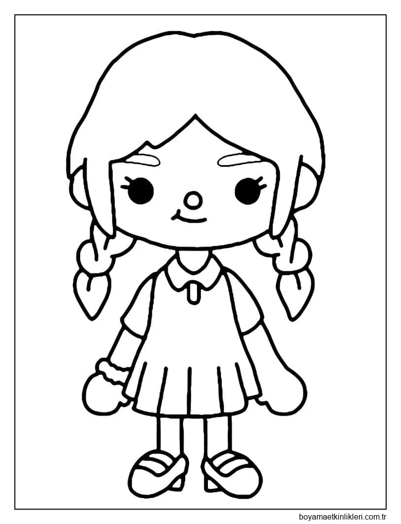 Sevimli kız Toca Boca