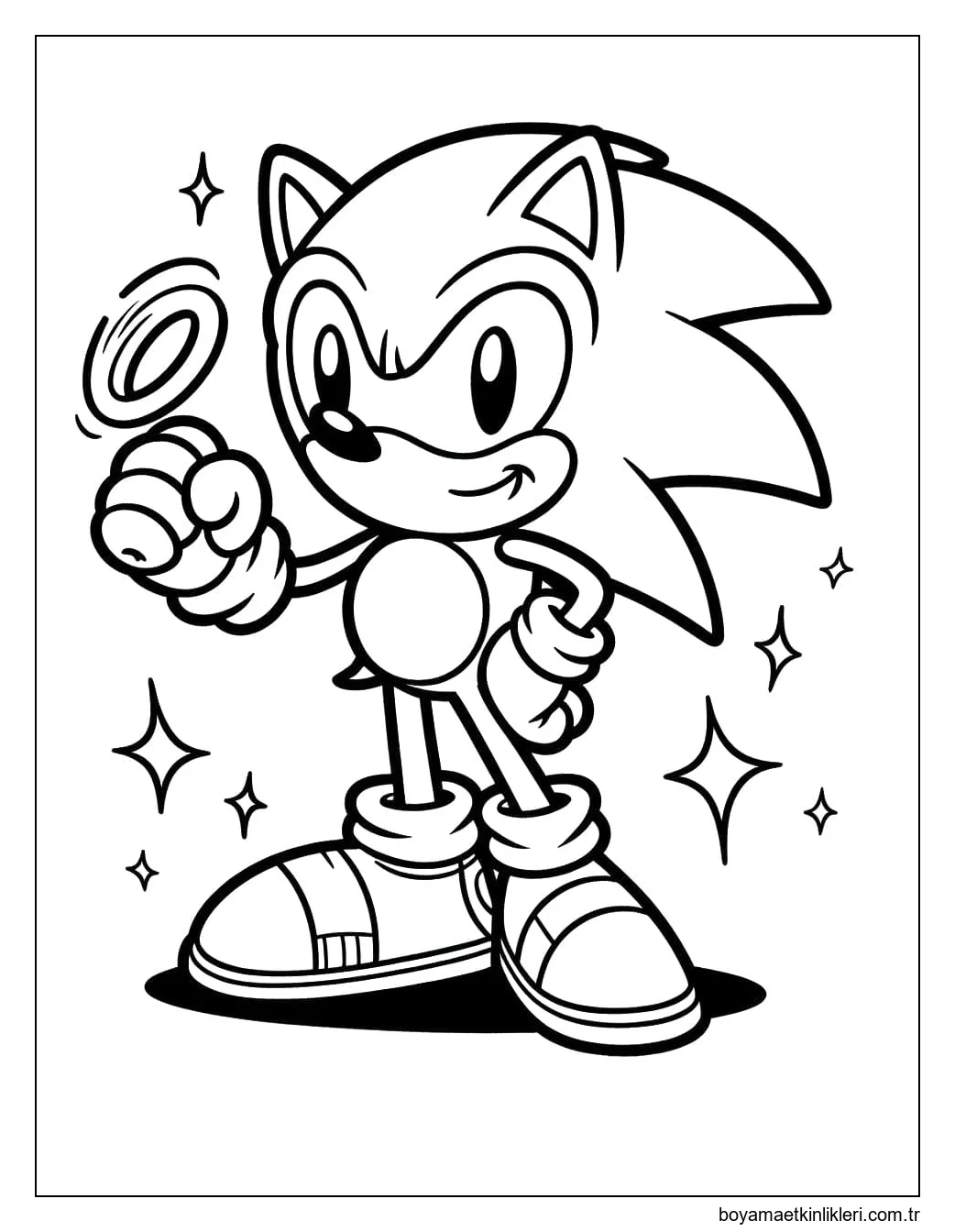Sonic'in Ücretsiz Çizimi
