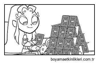 Starfire Girl Card Game