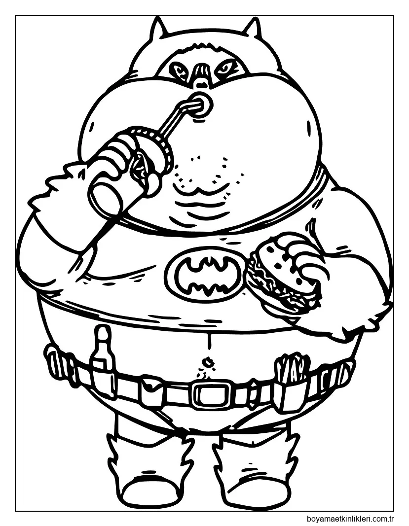 Süper Şişman Batman Fast Food Yiyor