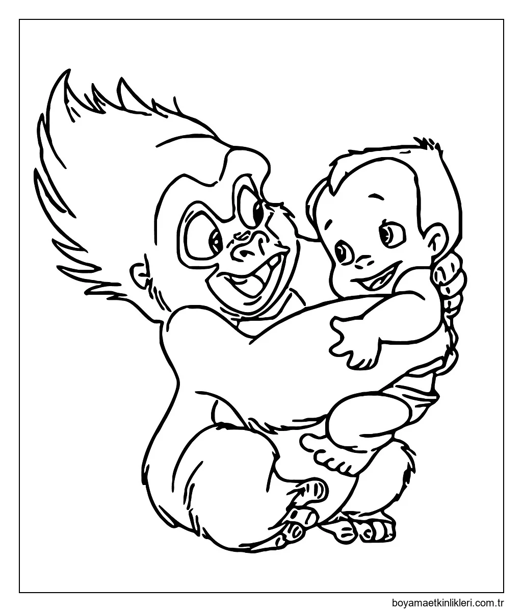 Terk Tutuyor Bebek Tarzan