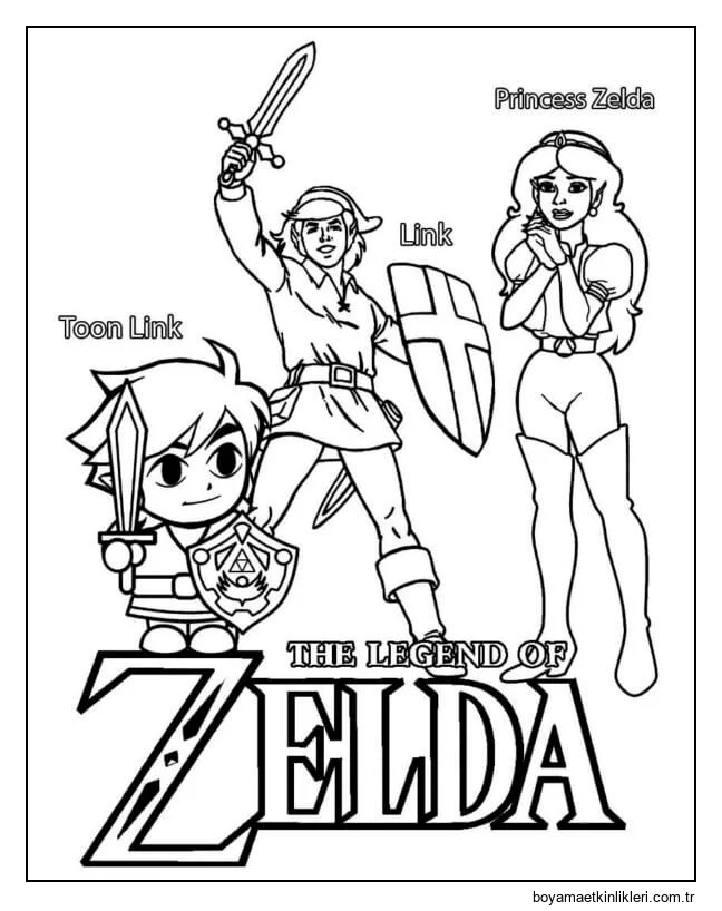 The Legend Of Zelda Videosunda Önemli Karakterler