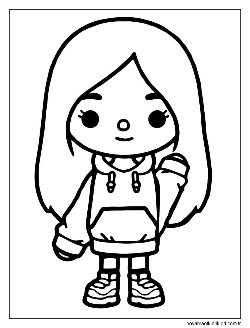 Toca Boca dost canlısı kızı