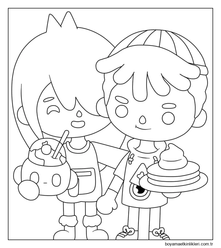 Toca Boca kız ve erkek çocuğu