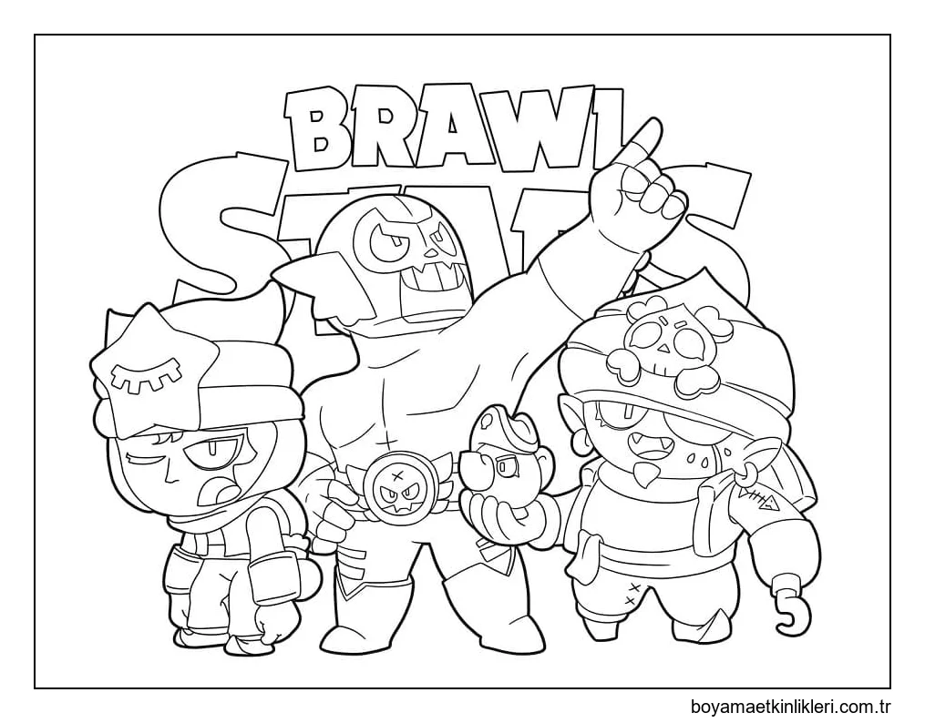Ücretsiz Brawl Stars çizin