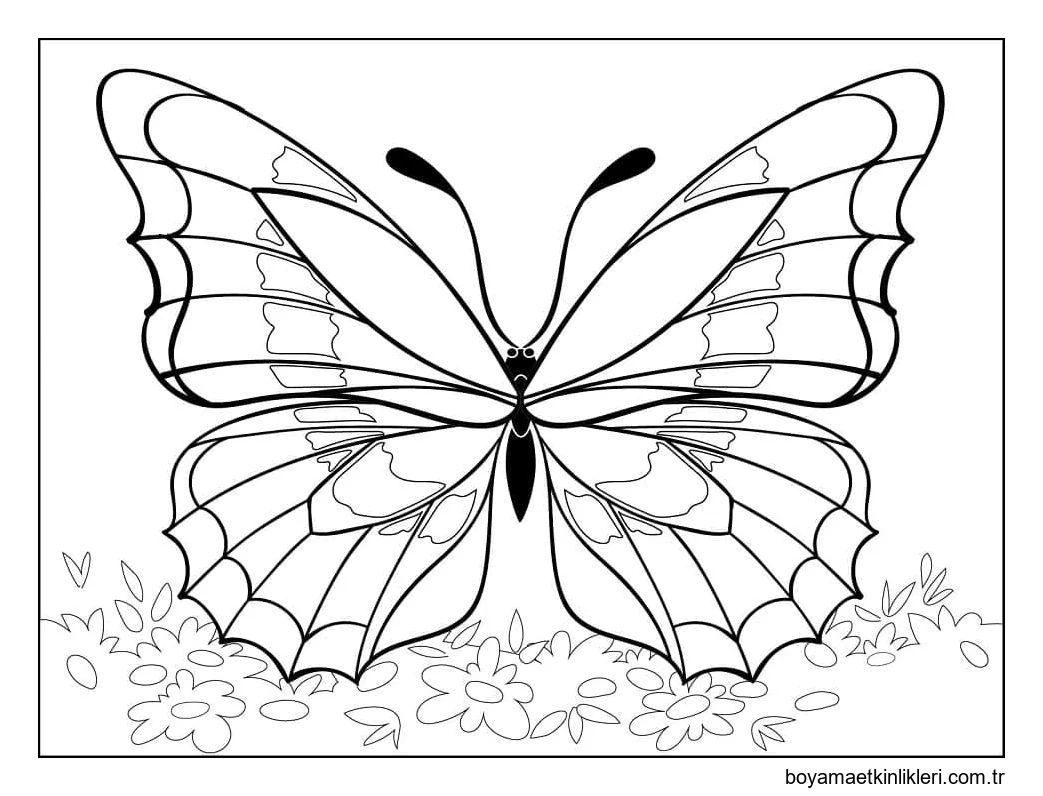 Ücretsiz Yazdırılabilir Kelebek
