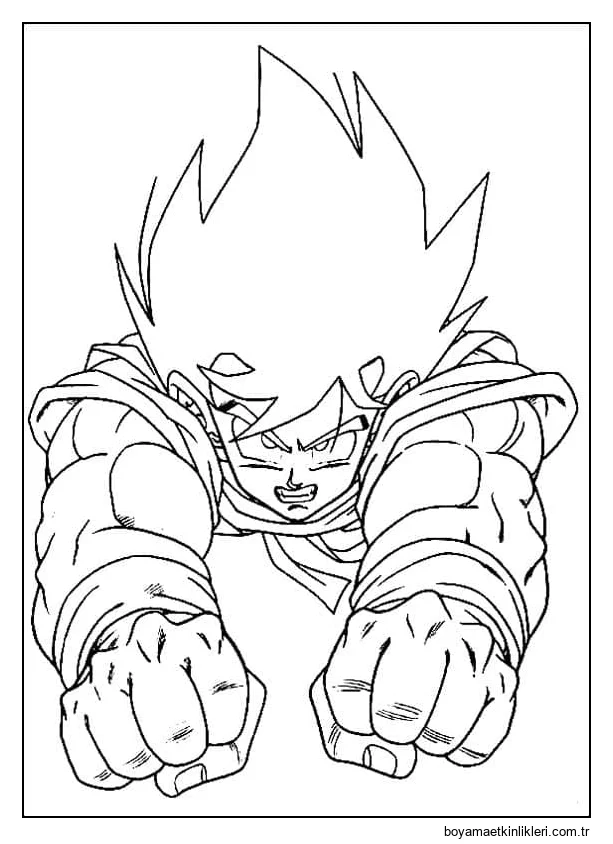 Ücretsiz Yazdırılabilir Son Goku