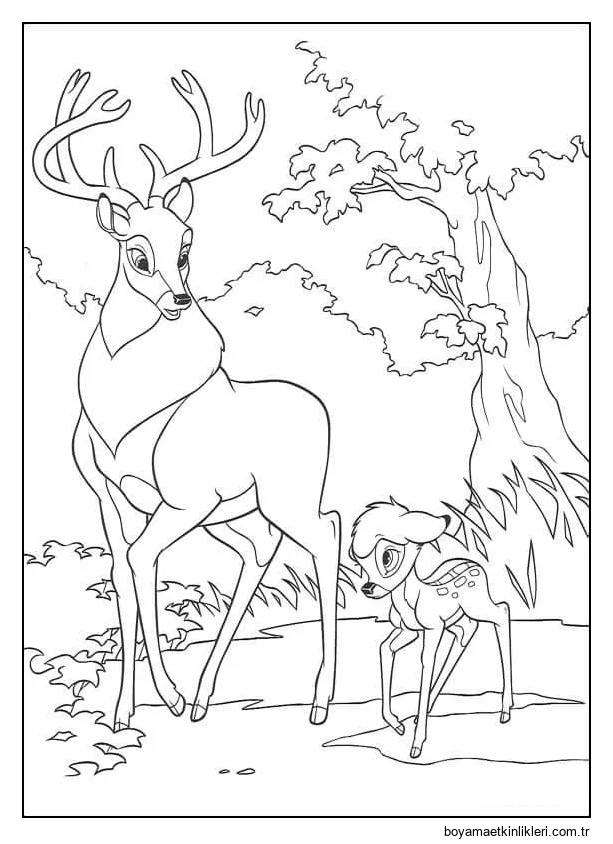 Yazdırılabilir Bambi