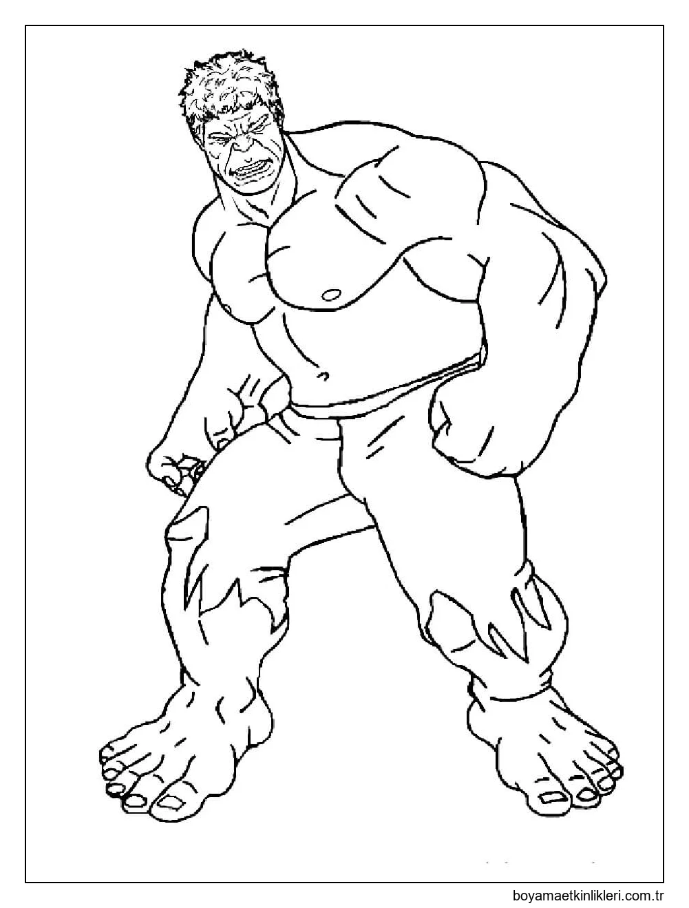 Yazdırılabilir Hulk