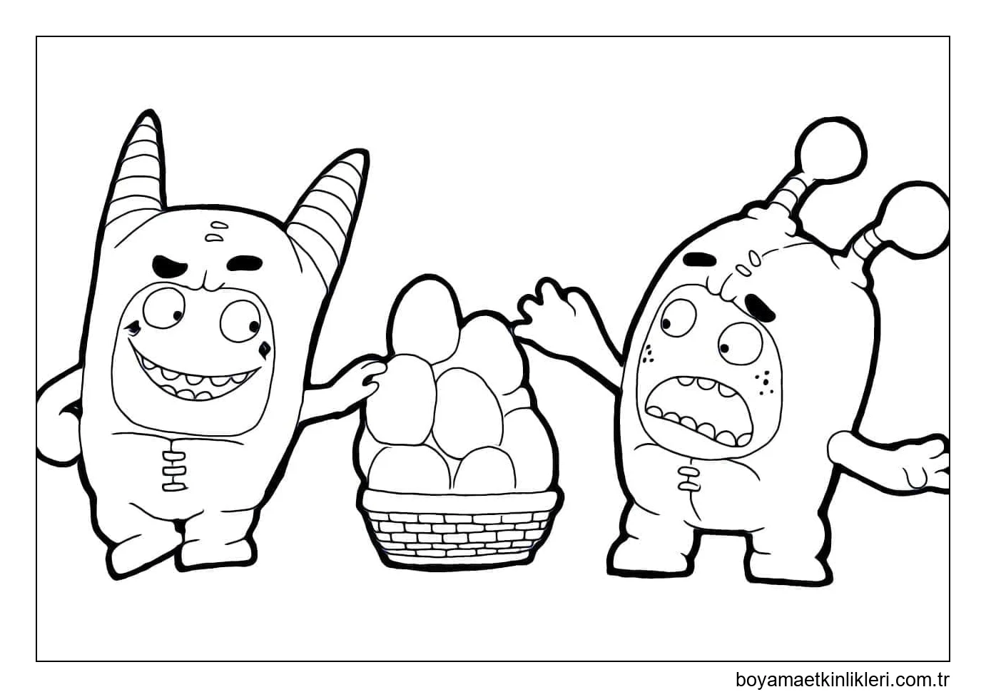 Yazdırılabilir Oddbod'lar