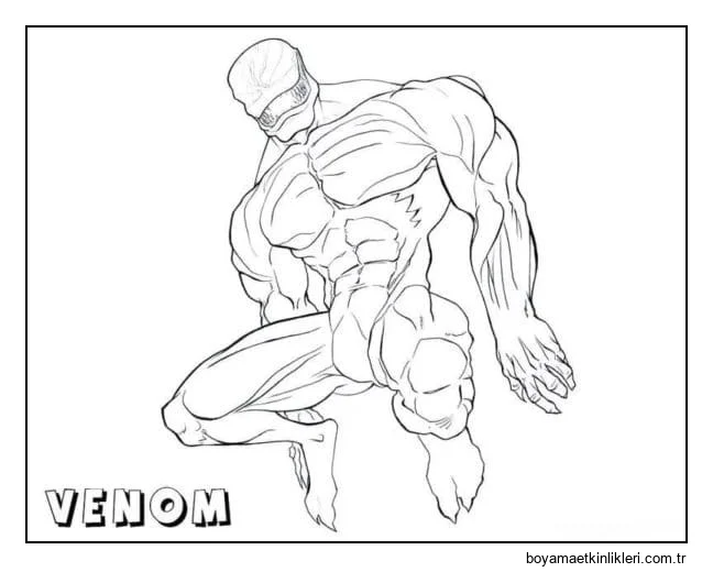 Anti-Kahraman Venom'u çiz