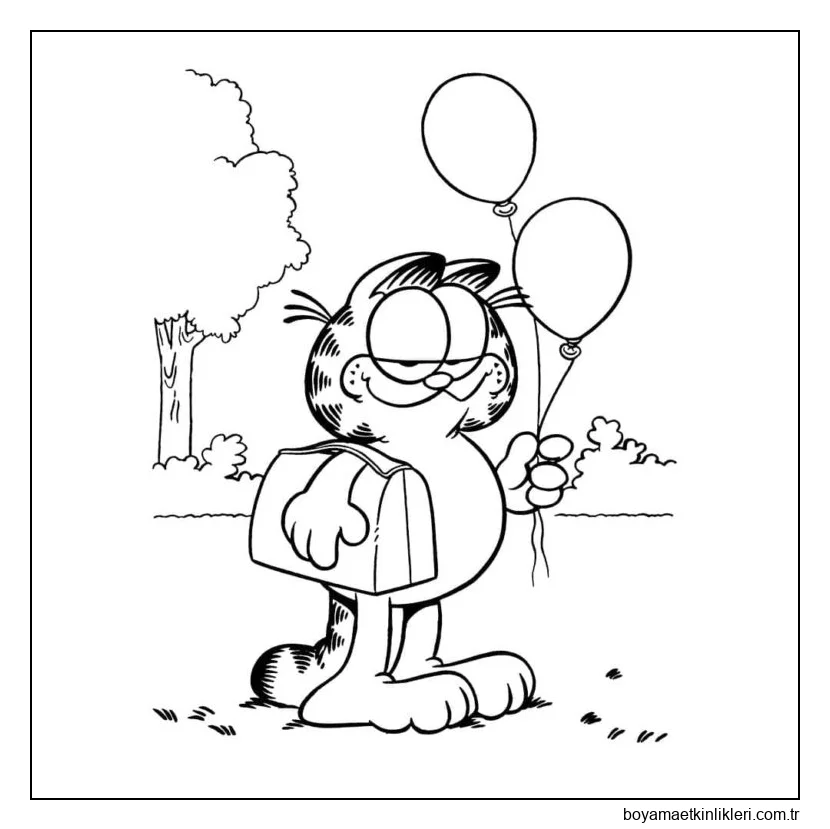 Balonlu Garfield.