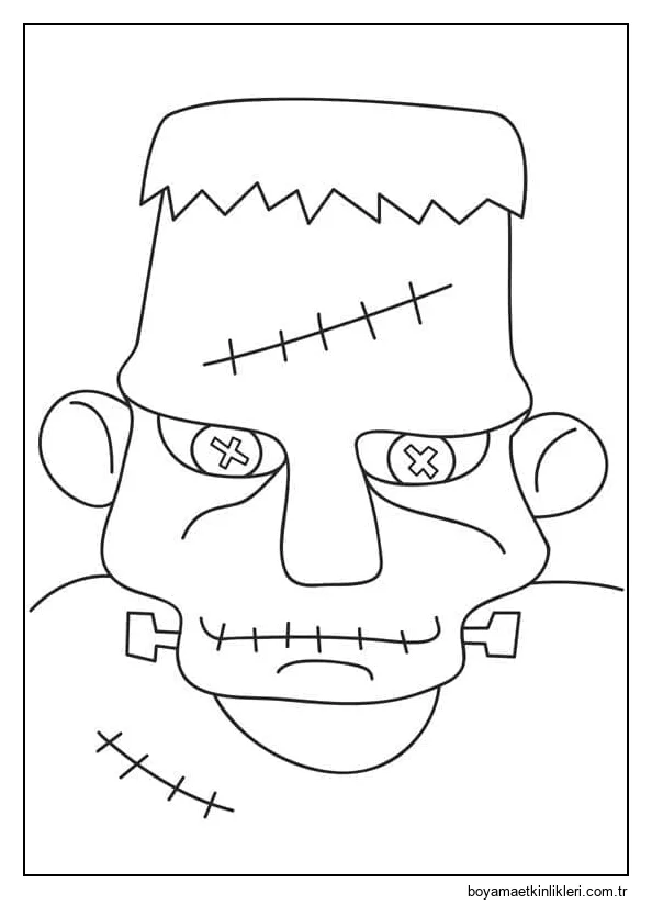 Basit Frankenstein Yüzü