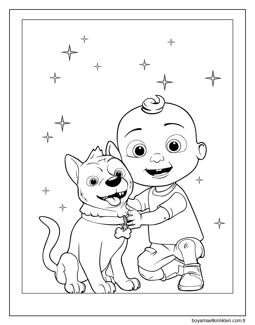 Bingo köpek bebek JJ'i seviyor