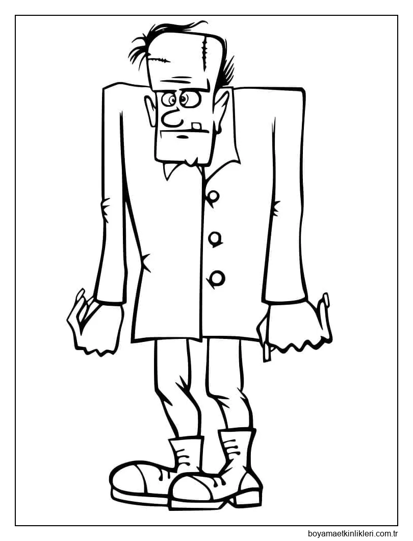 Cadılar Bayramı Frankenstein Resmi