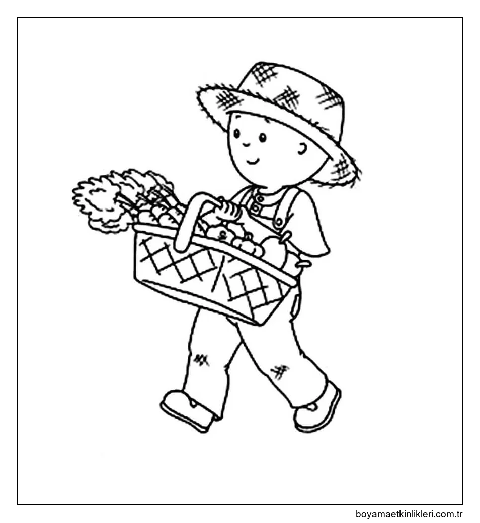 Caillou Havuç Hasatı