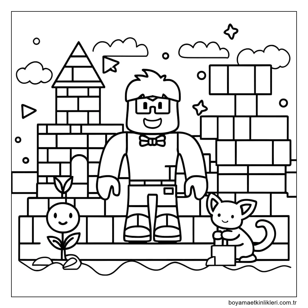 Çocuklar İçin Yazdırılabilir Roblox