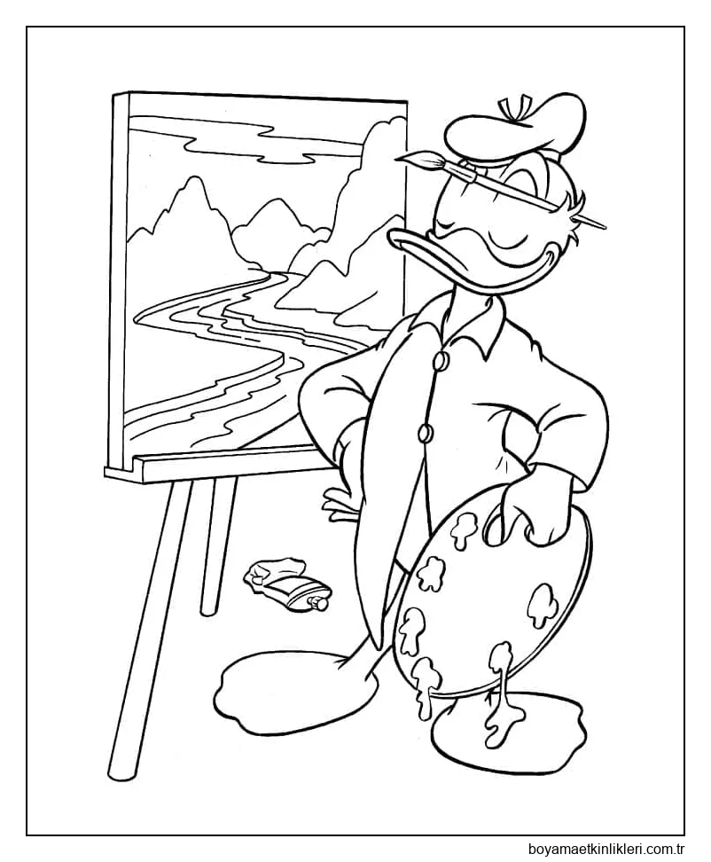 Donald Duck ve Resim