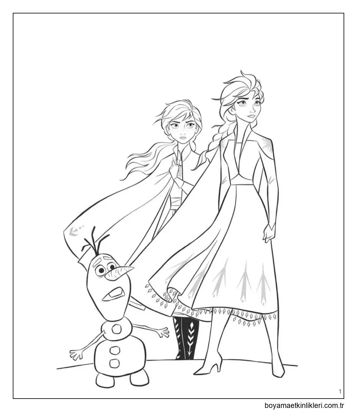 Elsa ve Olaf ile Anna