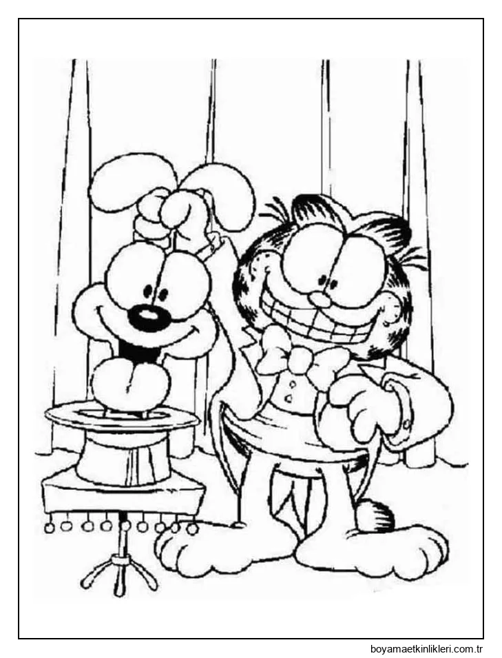 Garfield sihirbazı.