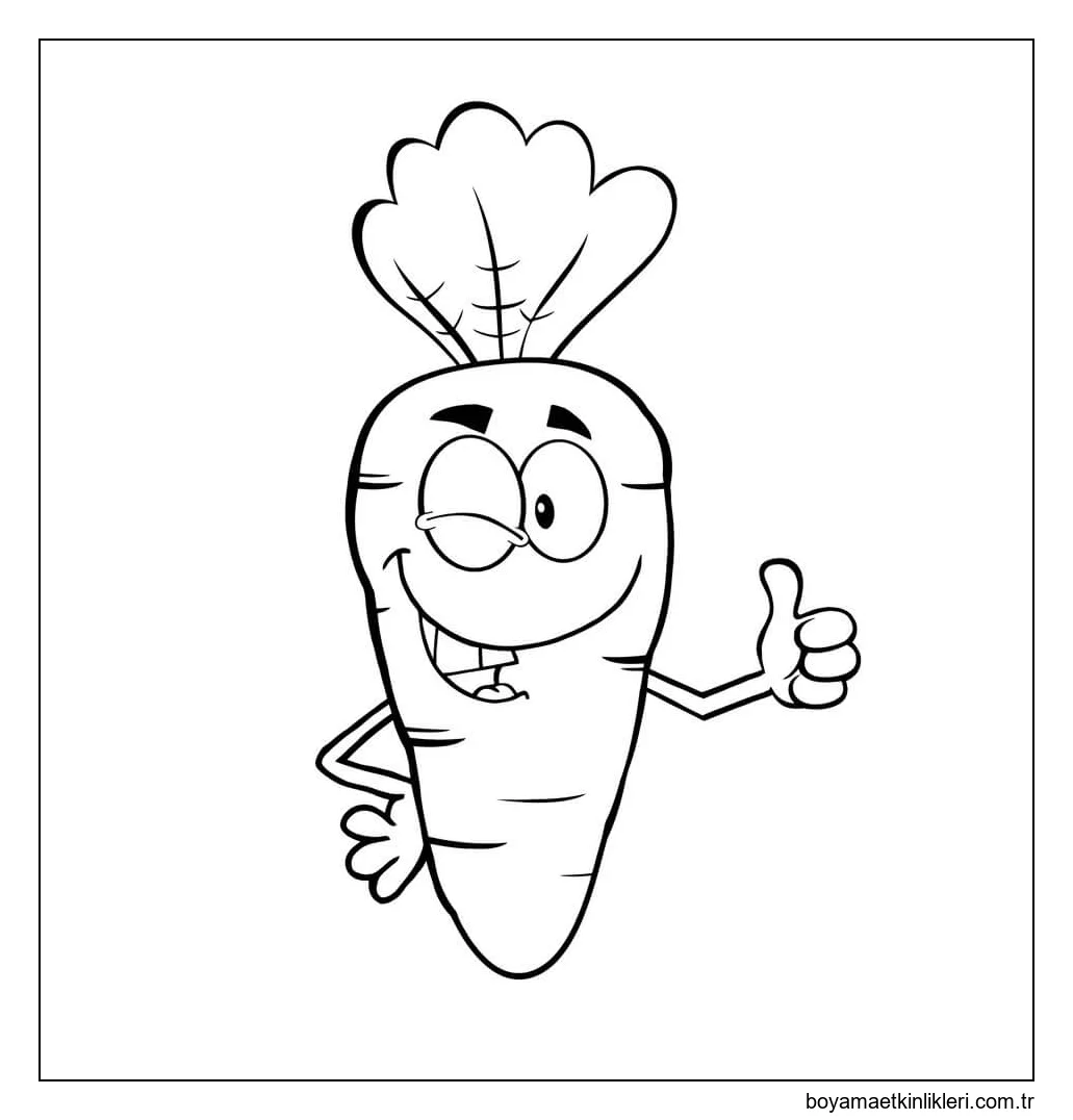 Güzel çizgi Film Havuç