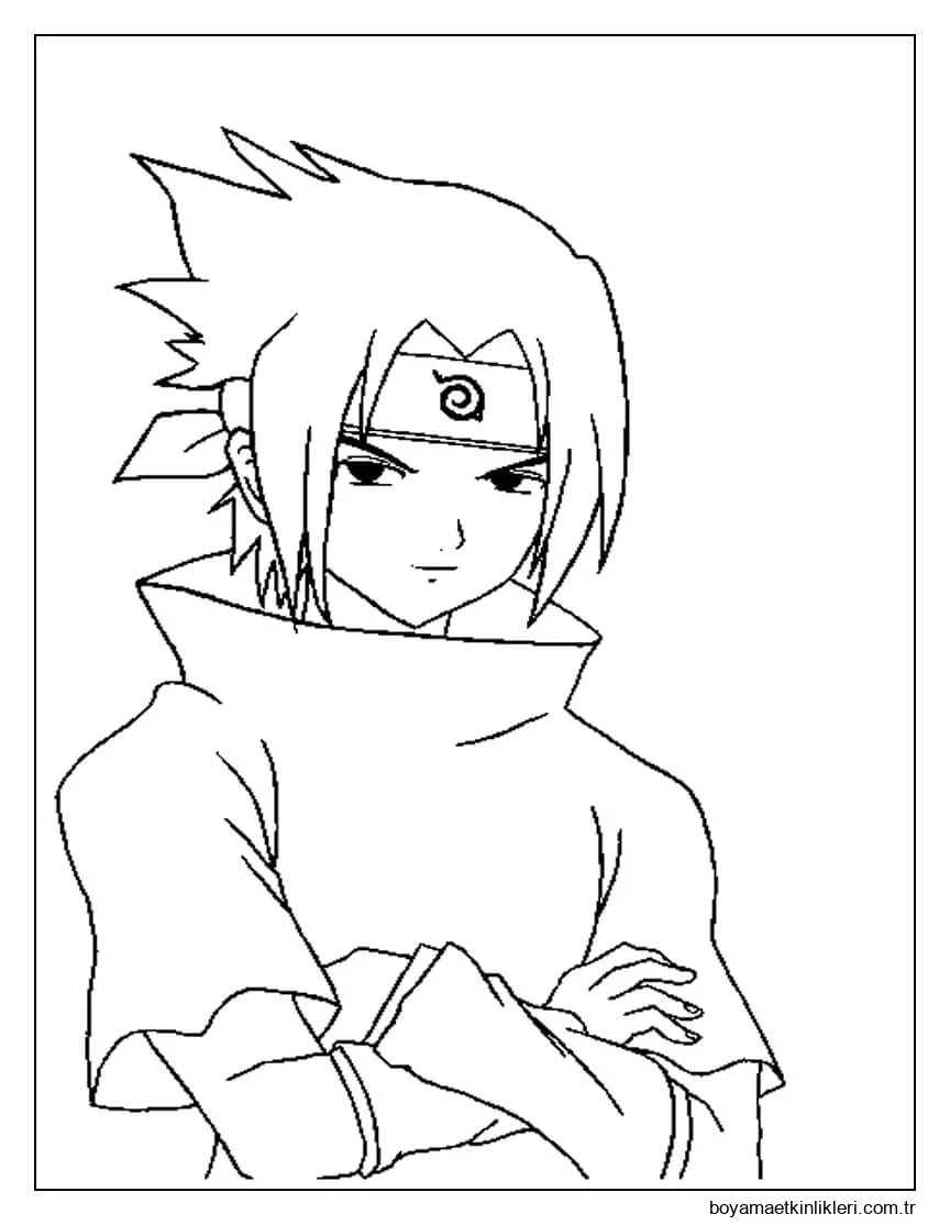 Küçük Sasuke Gülümseyen Yüz