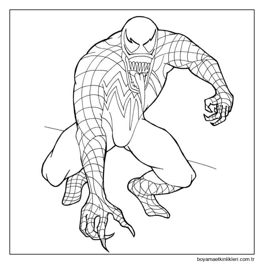 Muhteşem Venom'u çiz