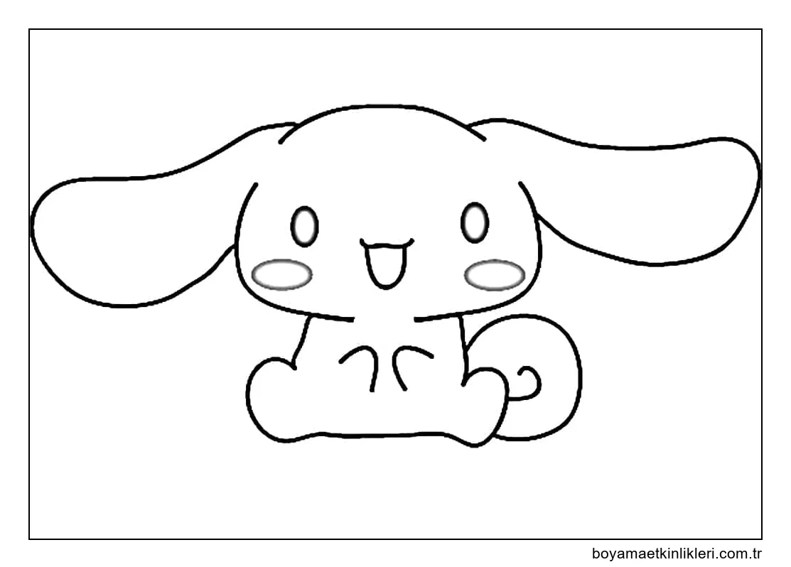 Neşeli Cinnamoroll çiz