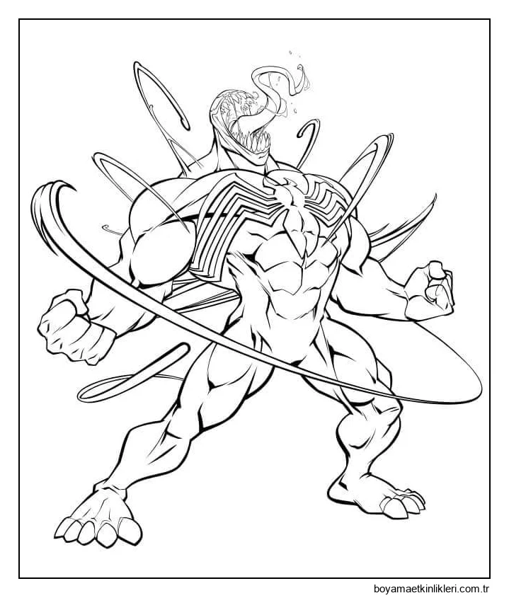 Öfkeli Venom'u çiz