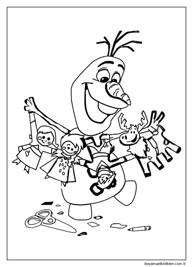 Olaf kağıdı Kesti